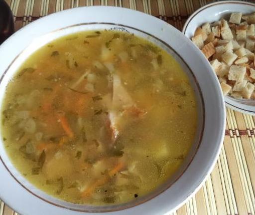 Гороховый суп с копченостями