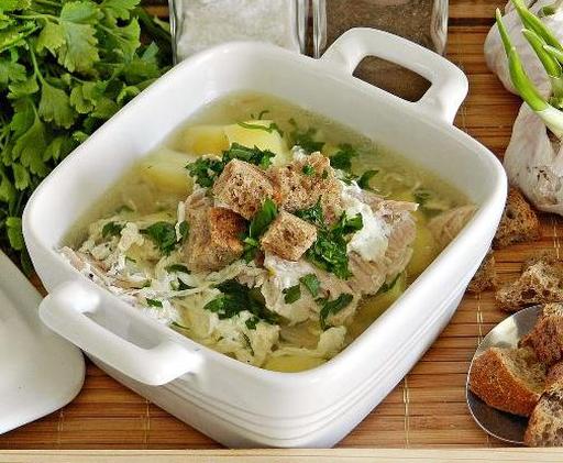 Чеський часниковий суп