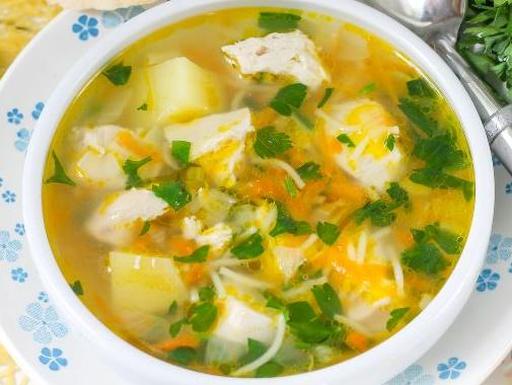 Курячий суп з вермішеллю