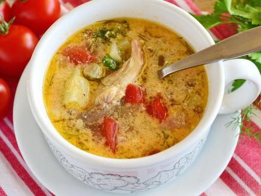 Куриный суп с помидорами и сметаной: простой и вкусный рецепт