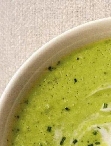 Avocado, Cucumber, Bell Pepper, and Mint Gazpacho